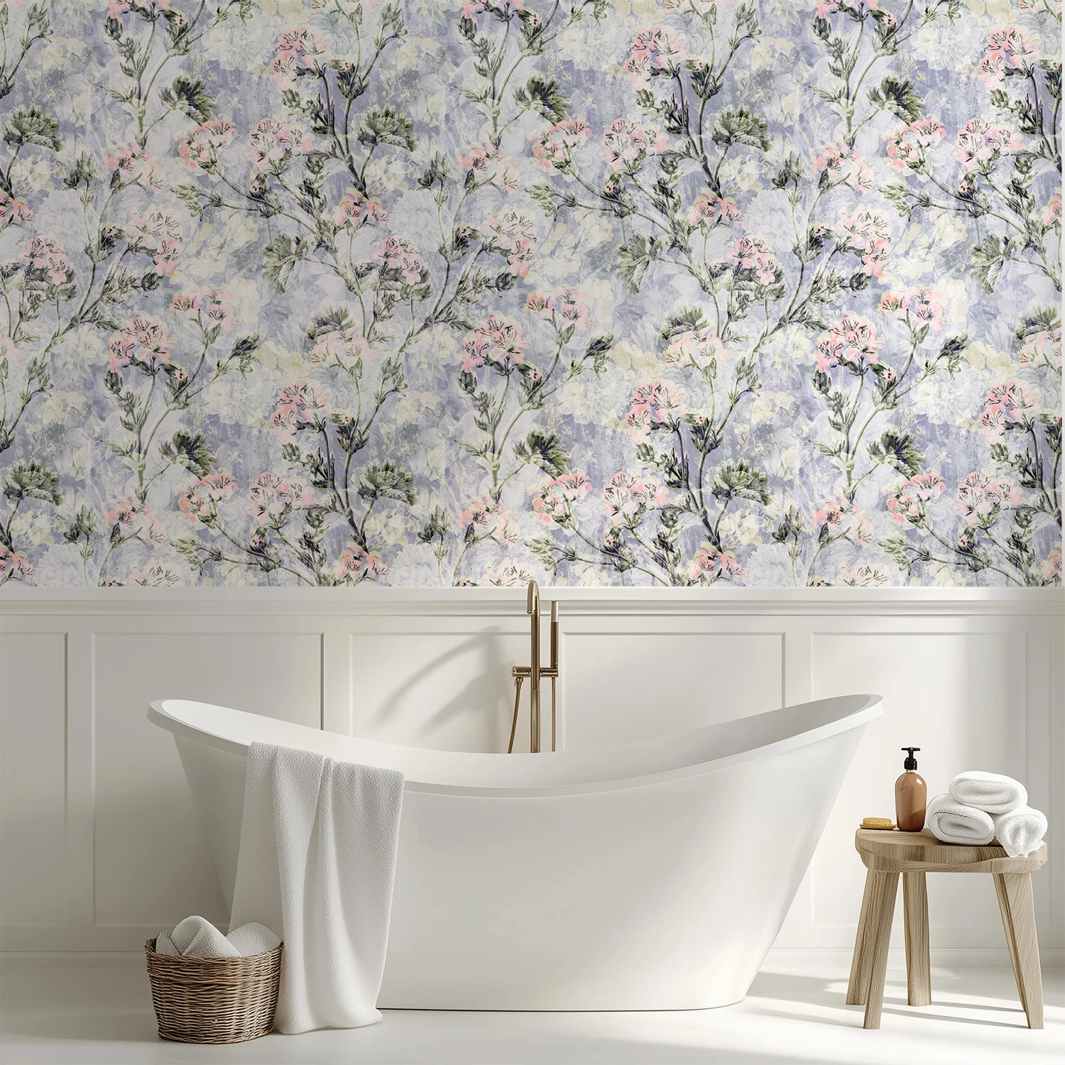14BathroomFloral Impression