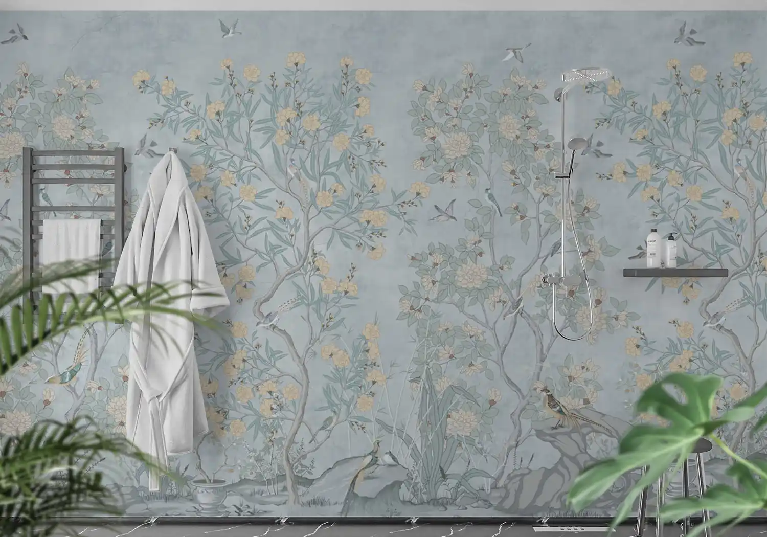 Chinoiserie, Mist Blue