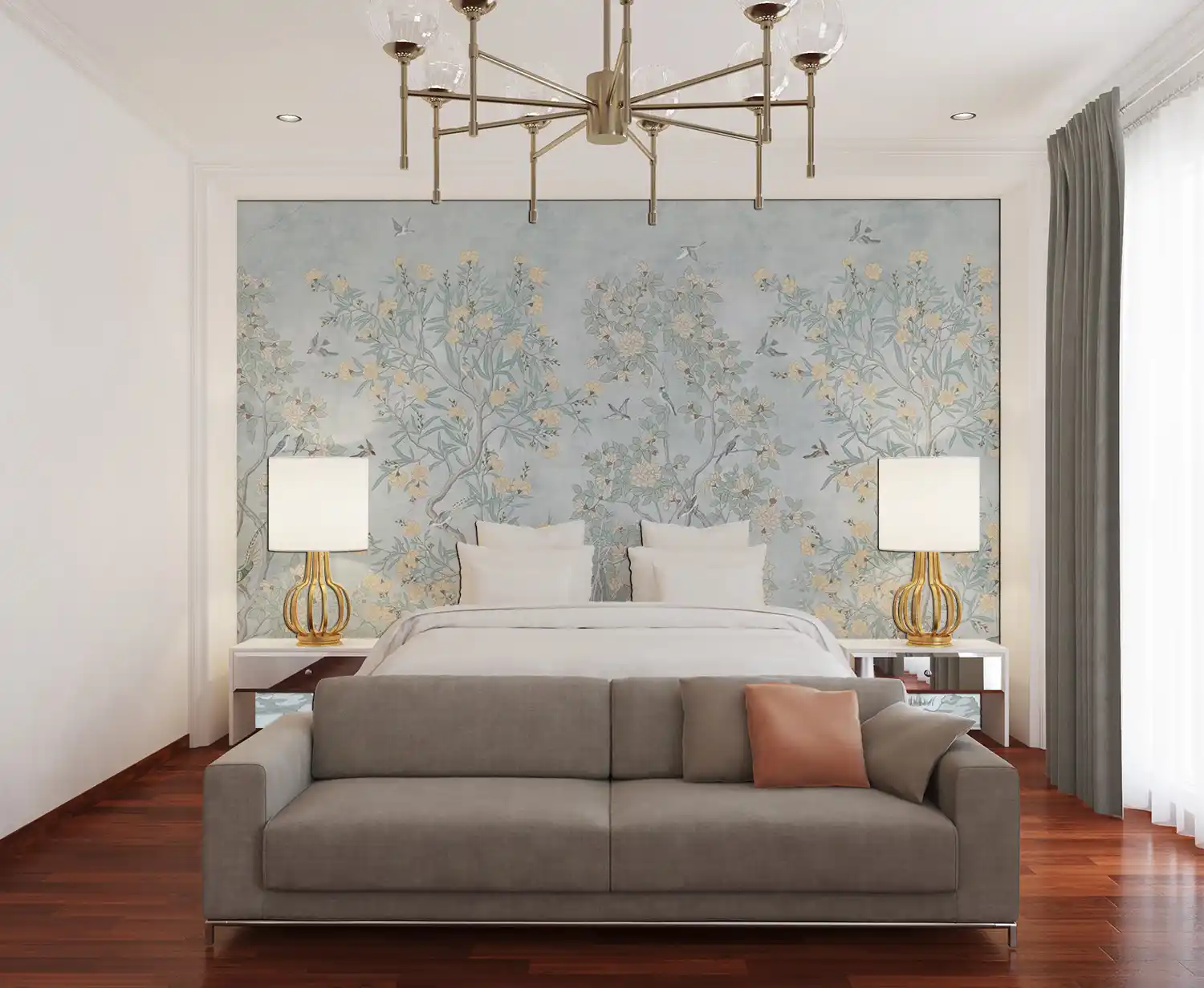 Chinoiserie, Mist Blue